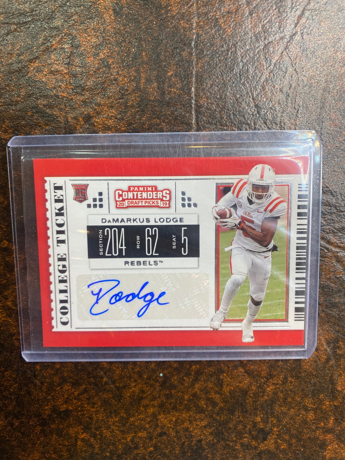2019 DEMARCUS LODGE contenders Auto #153