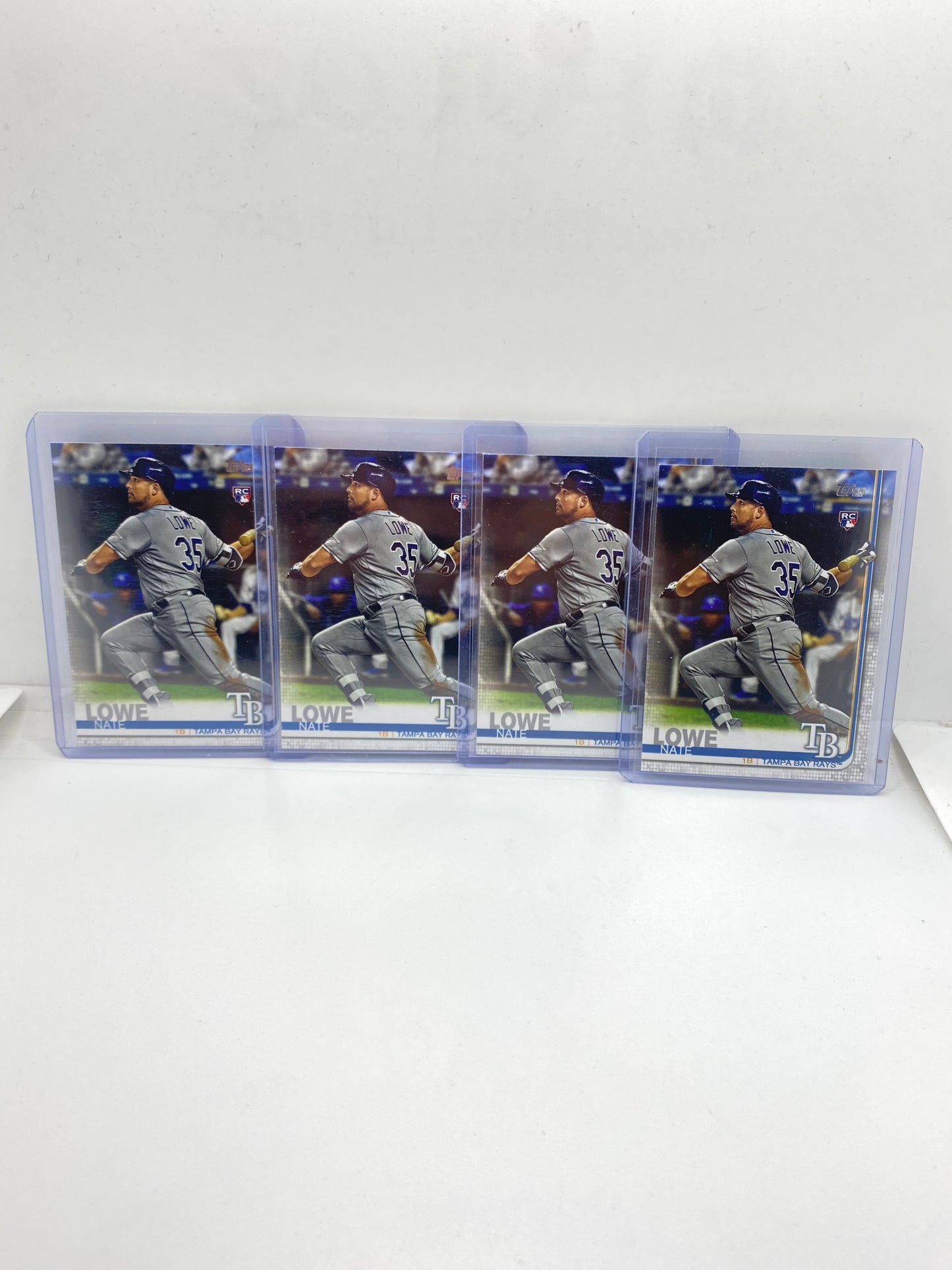 2019 Topps Brandon Lowe RC #114 lot of 4