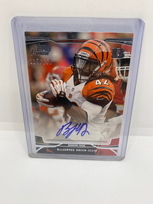 2013 Topps Prime Variations /150 BenJarvus Green-Ellis #42 Auto