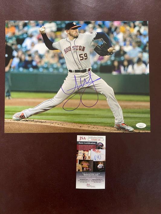 Joe Musgrove Signed 11x14 JSA Authenticated Padres