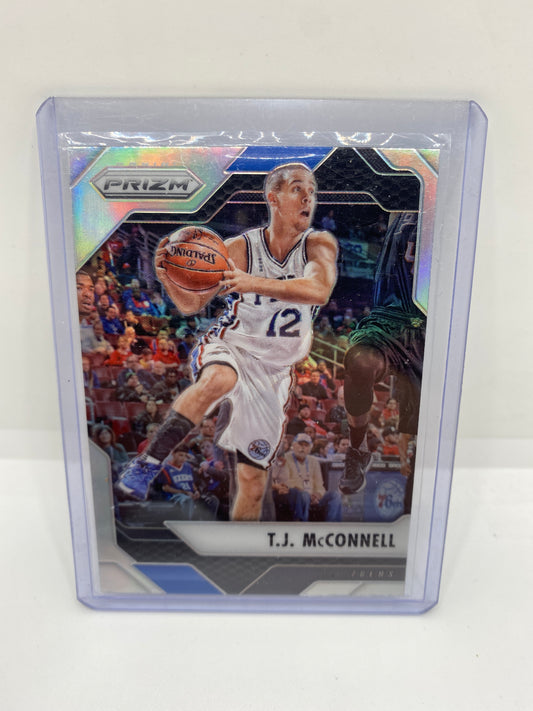 Tj Mcconell 2016 Prizm Silver Refractor