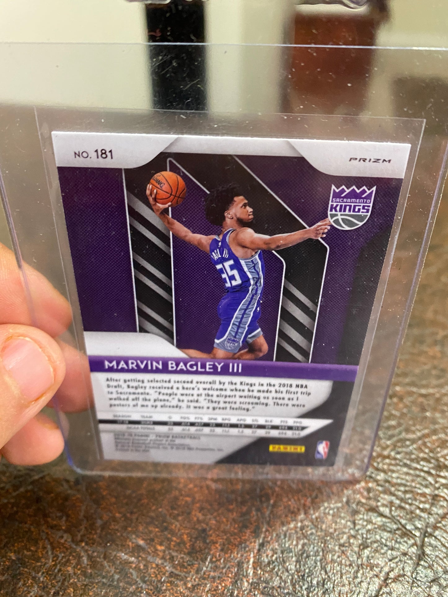 2018-19 Panini Prizm Silver Marvin Bagley III #181 Rookie