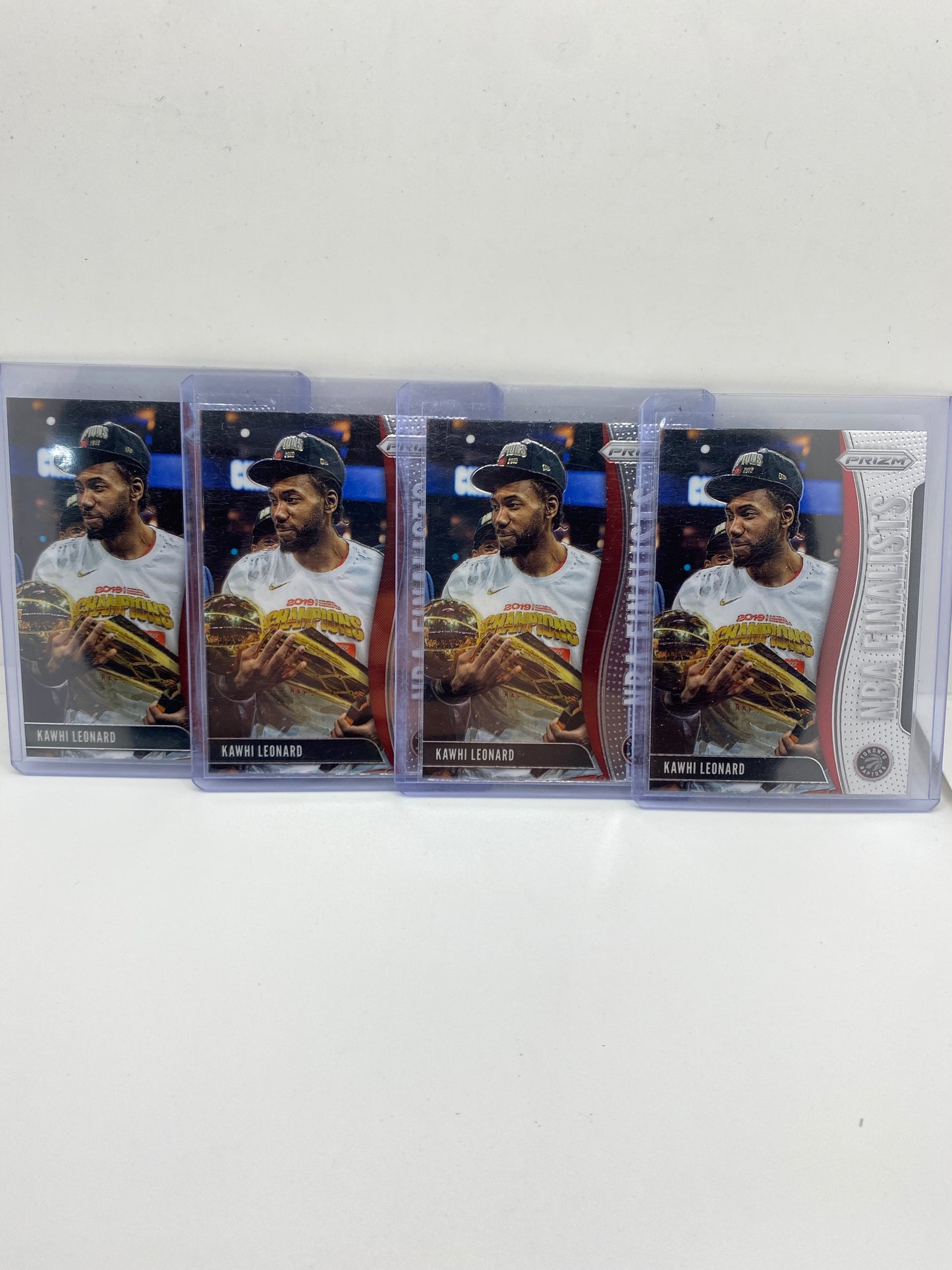 Kawhi Leonard - Panini Prizm - NBA Finalists - Toronto Raptors lot of 4
