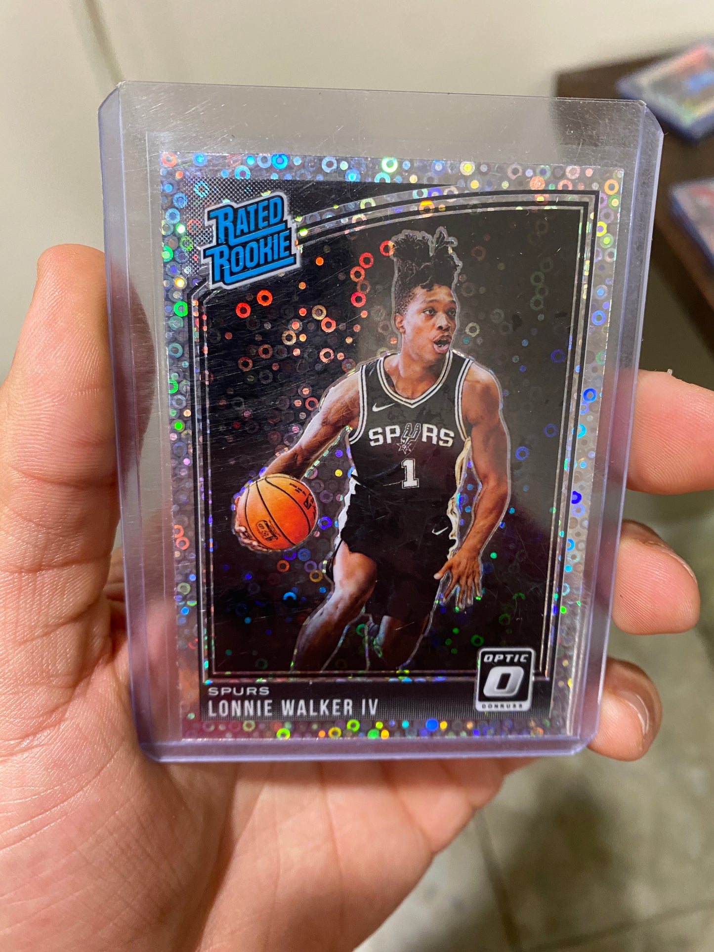 2018 Donruss Optic Rated Rookies Fast Break Holo Prizm Lonnie Walker IV Rookie