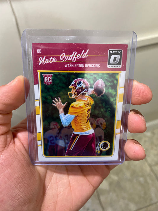 2016 Panini Donruss Optic Nate Sudfeld ROOKIE RC #130 Redskins WFT