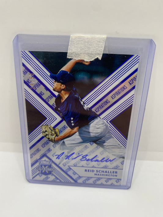 REID SCHALLER 2018 ELITE EXTRA EDITION ROOKIE AUTOGRAPH AUTO AK1895