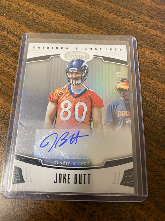 Jake Butt Certified Rookie Autograph