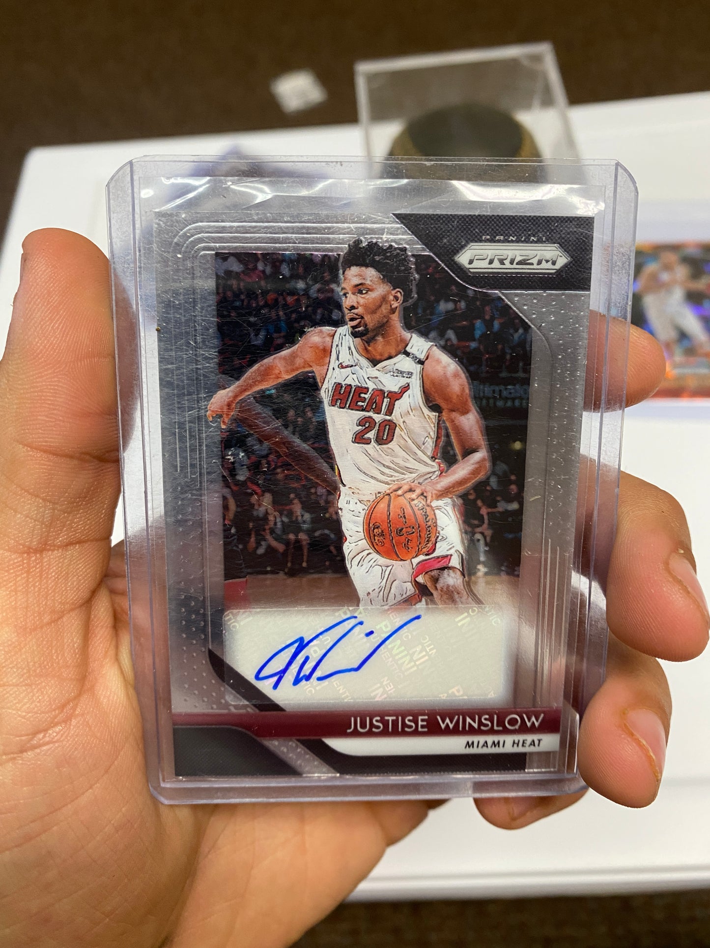 2018-19 Panini Prizm Signatures #5 Justise Winslow AUTO