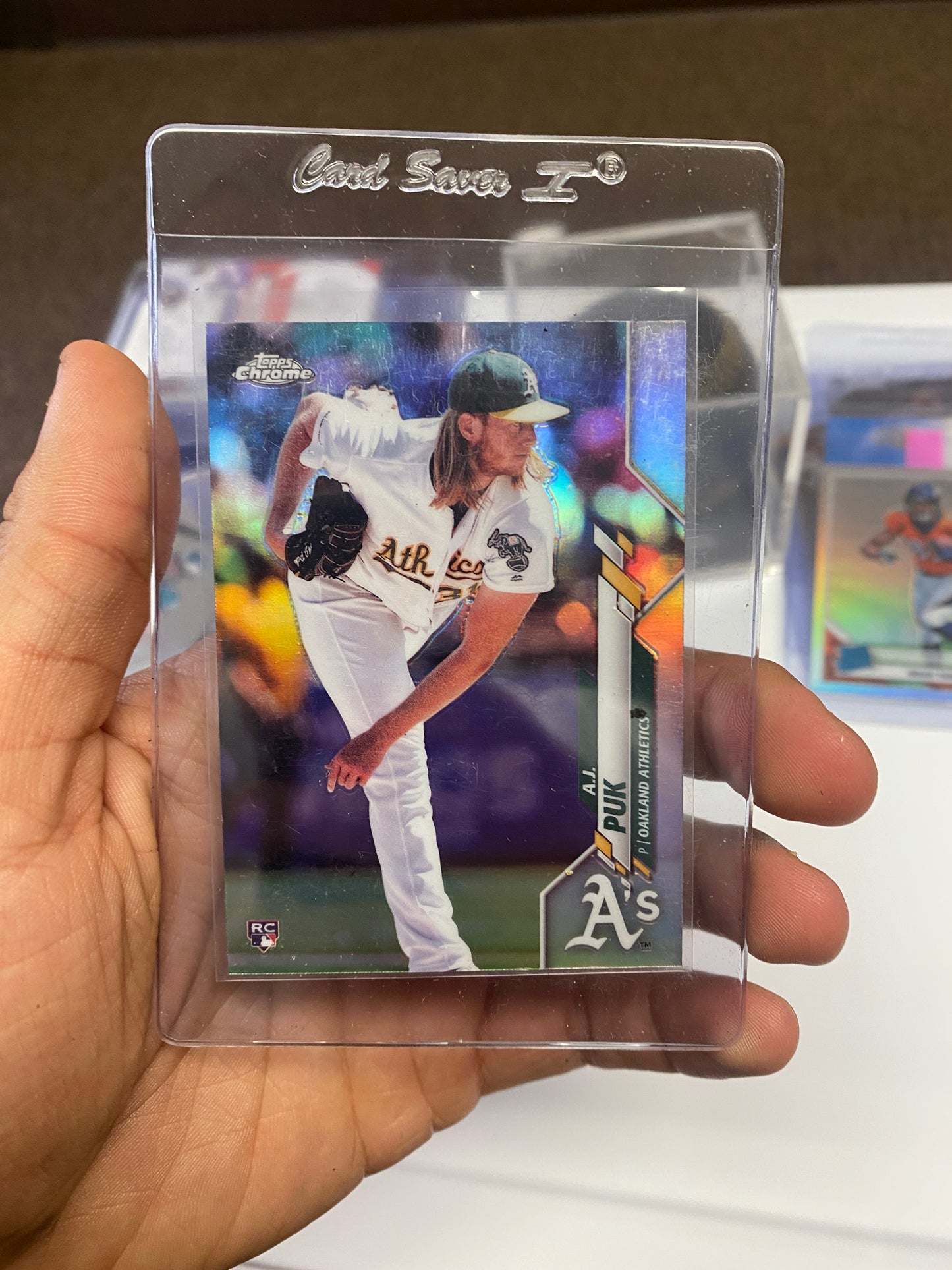 2020 TOPPS CHROME REFRACTOR #116 A.J. PUK RC J2M001