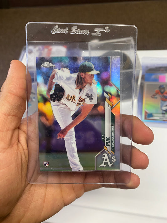 2020 TOPPS CHROME REFRACTOR #116 A.J. PUK RC J2M001