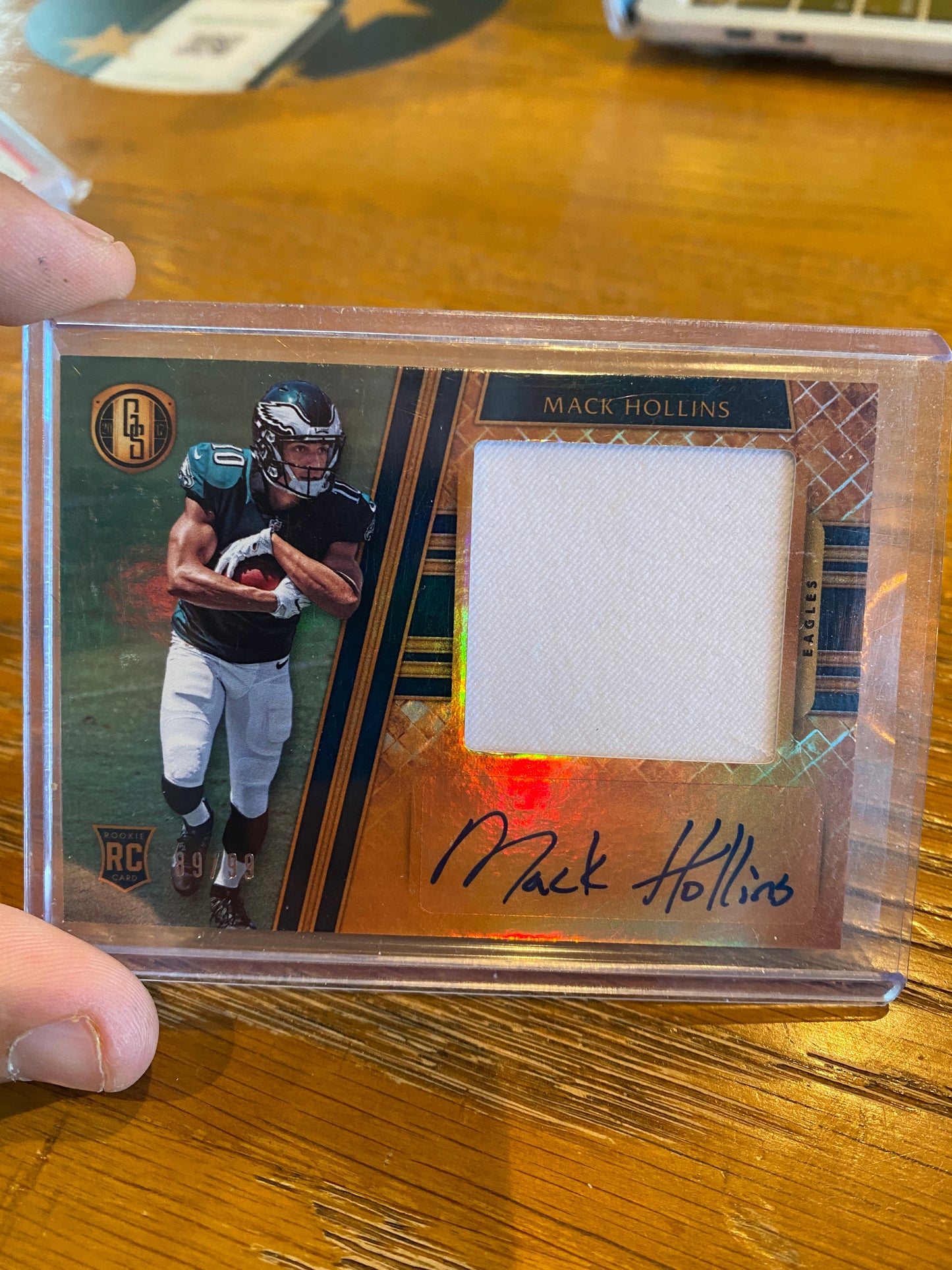 2017 Gold Standard Mack Hollins RC Auto