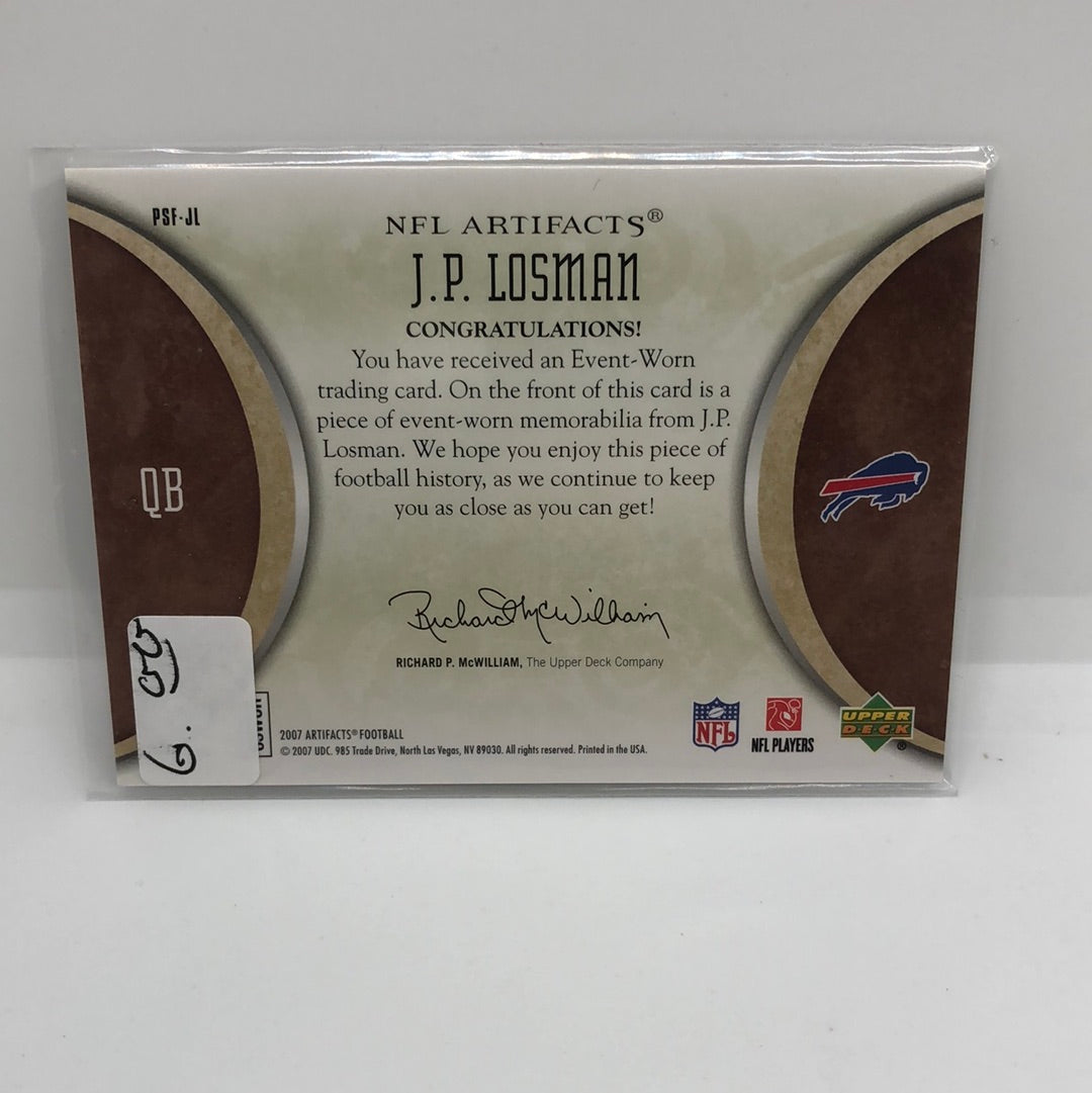 J.P. Losman 2007 Artifacts Jsy