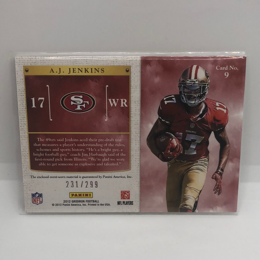 A.J. Jenkins 2012 Gridiron Kings Jsy /299