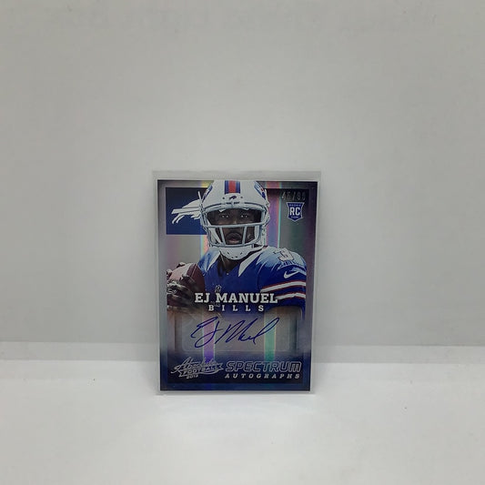 2013 Panini Absolute Auto Ej Manuel