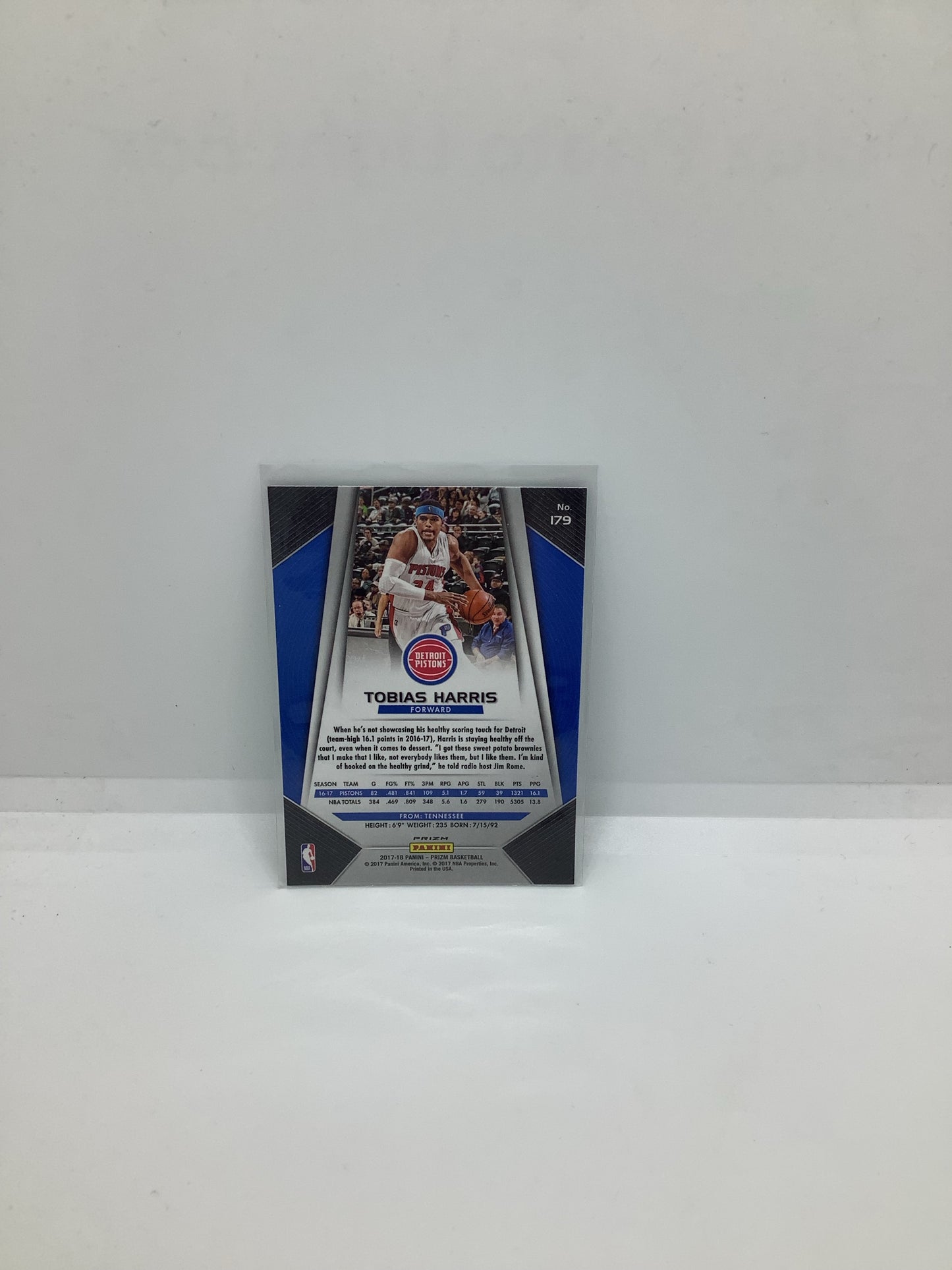 2017-18 Prizm Tobias Harris Green Holo