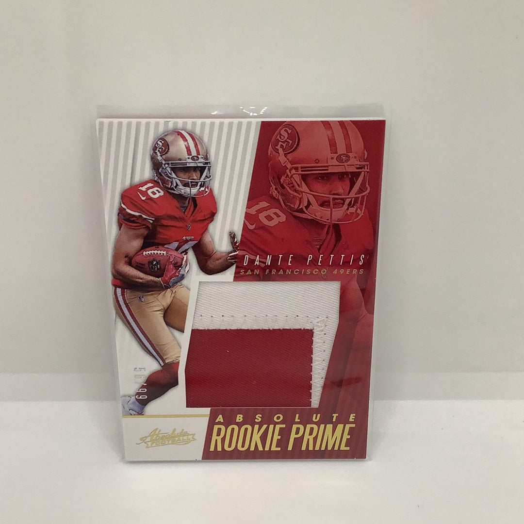 Dante Pettis 2019 Absolute Rookie Prime Jsy /99