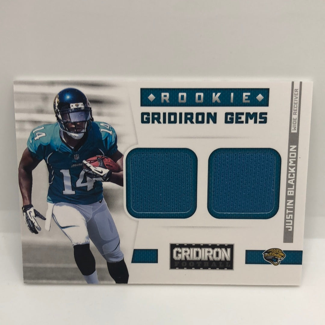Justin Blackmon 2012 Gridiron Gems Jsy /249