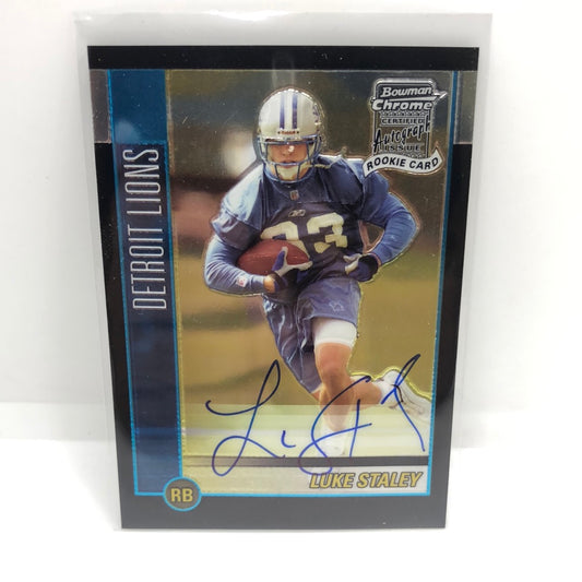 Luke Staley 2002 Bowman Chrome Rc Auto