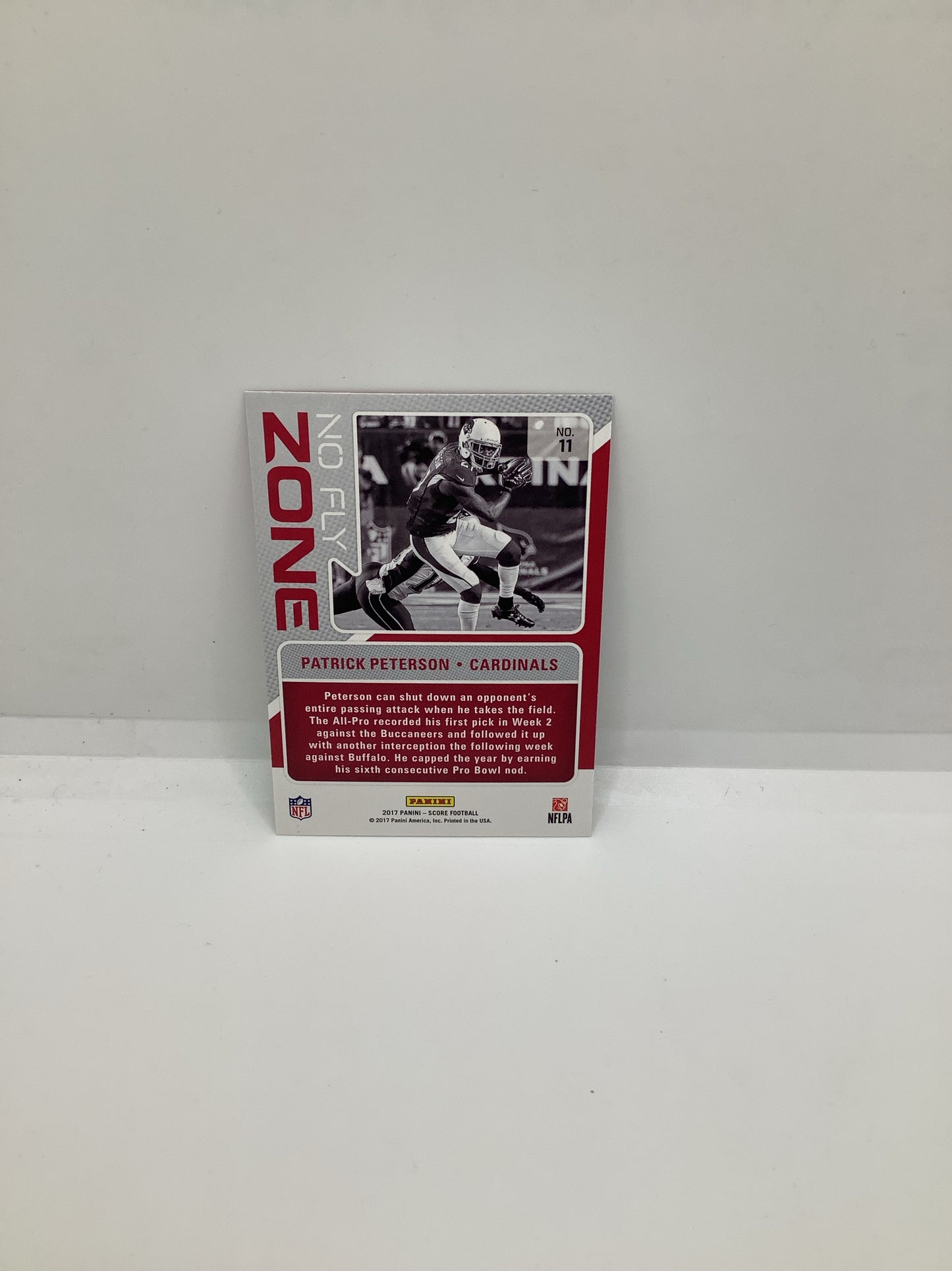 2017 Score Football Patrick Peterson Red