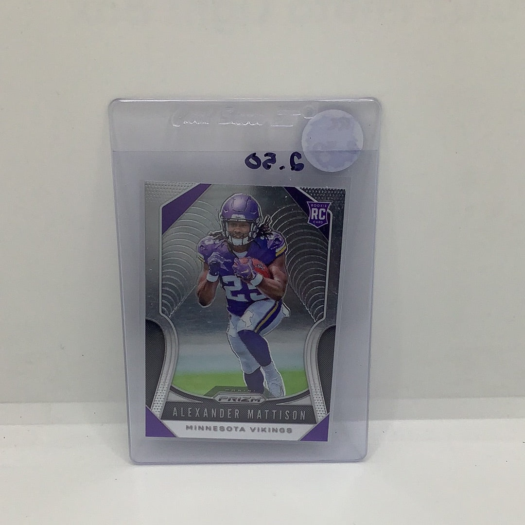 2019 Prizm Alexander Mattison RC Silver