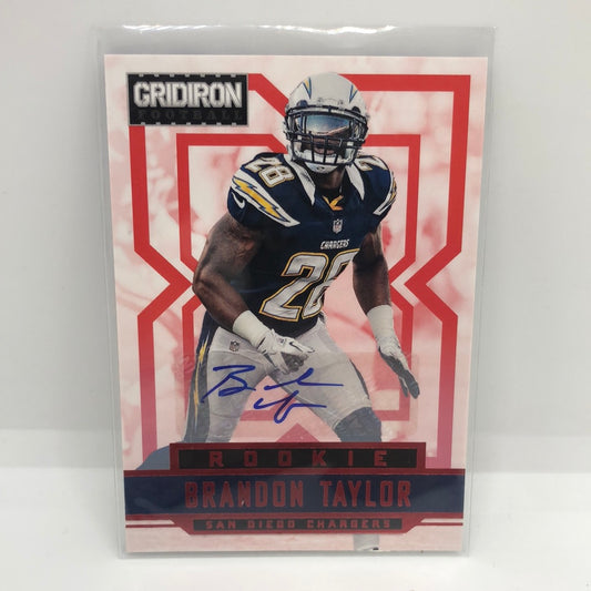 Brandon Taylor 2012 Gridiron Rookie Auto /499