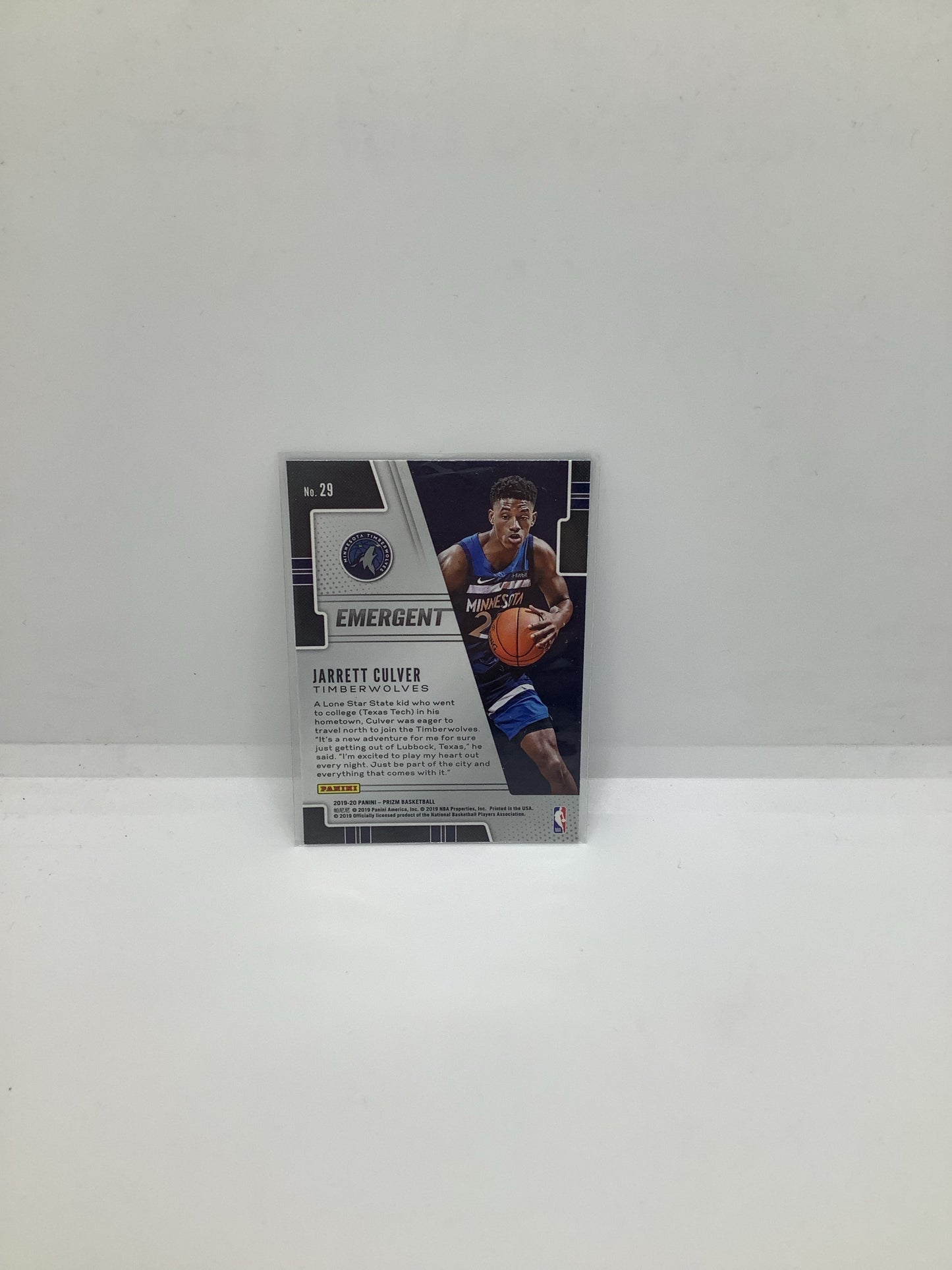 2019-20 Prizm Jarrett Culver Blue
