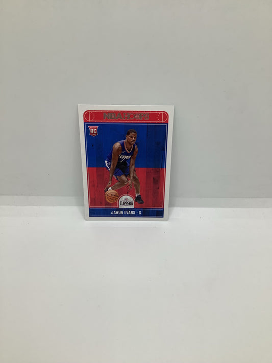 2017-18 Hoops Jawun Evans RC Red Blue