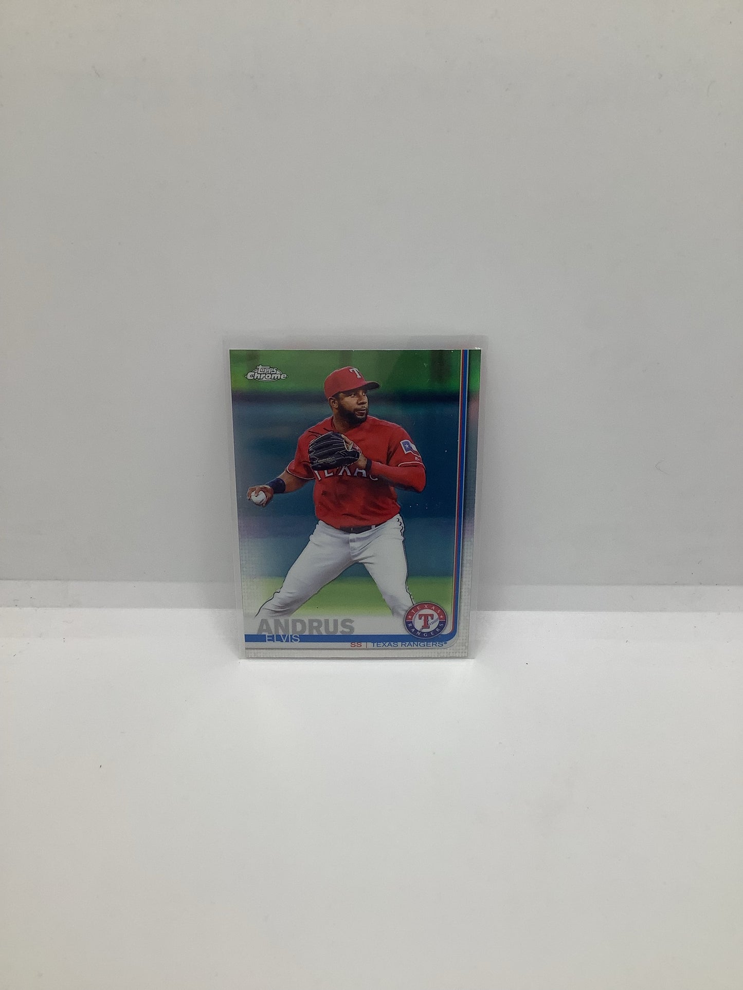 2019 Topps Chrome Refractor Elvis Andrus