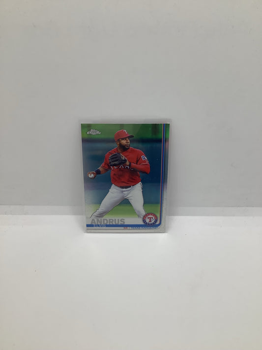 2019 Topps Chrome Refractor Elvis Andrus