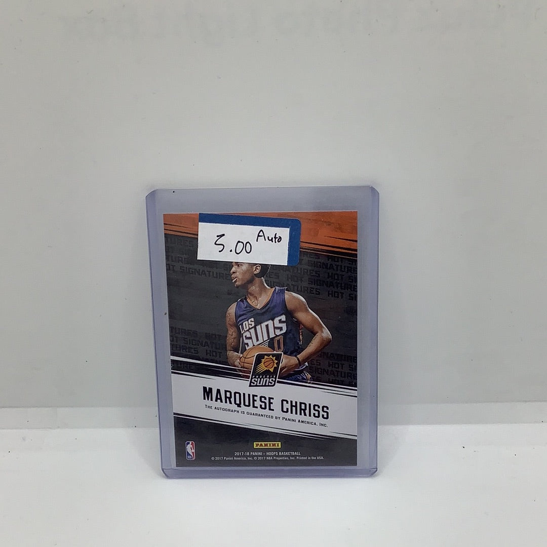 2017-18 Hoops Marquese Chris Auto