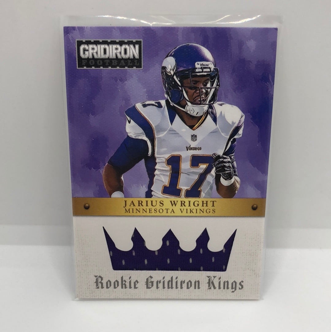 Jarius Wright 2012 Gridiron Kings Rc Jsy /299