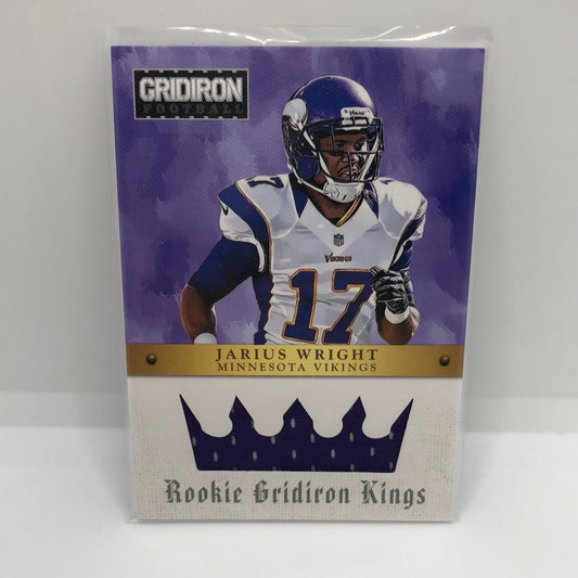 Jarius Wright 2012 Gridiron Kings Rc Jsy /299