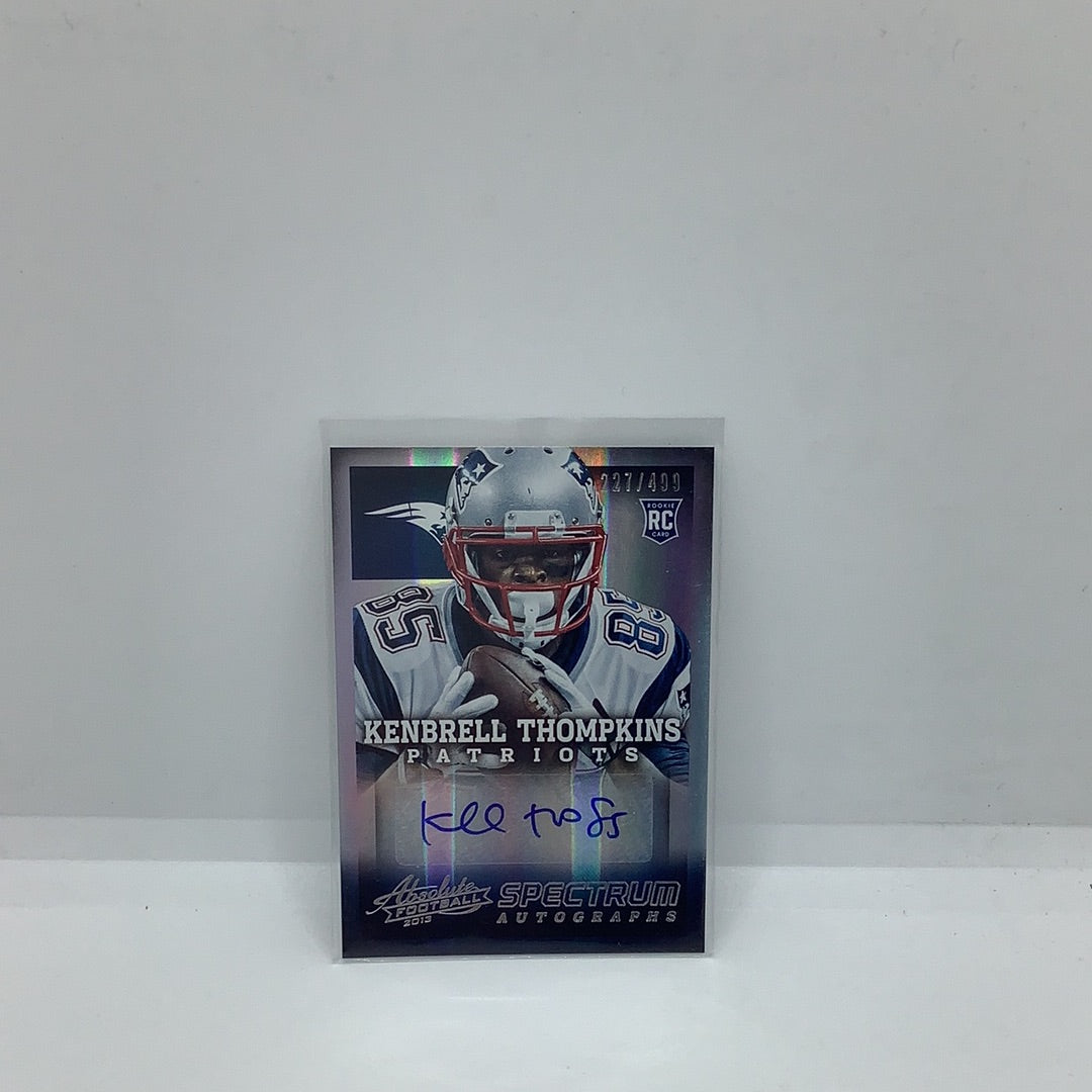 2013 Panini Absolute Auto Kenbrell Thompkins