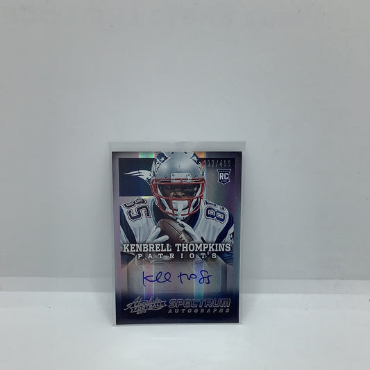 2013 Panini Absolute Auto Kenbrell Thompkins
