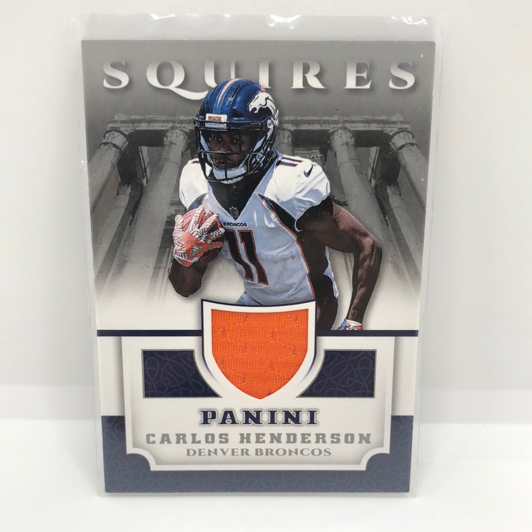 Carlos Henderson 2017 Panini Squires Jsy