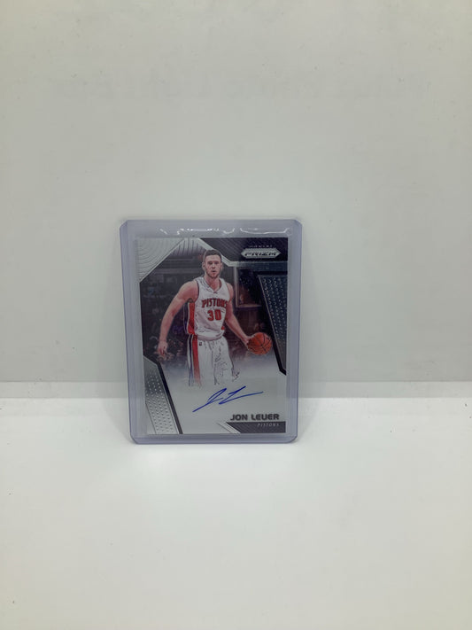 2017-18 Prizm Jon Leuer Silver Auto