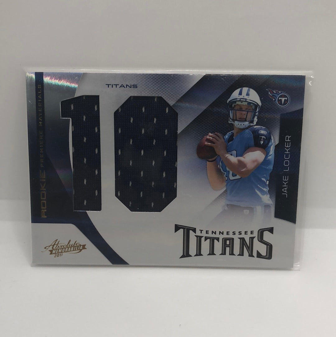 Jake Locker 2011 Absolute RPM Jumbo Jsy /50