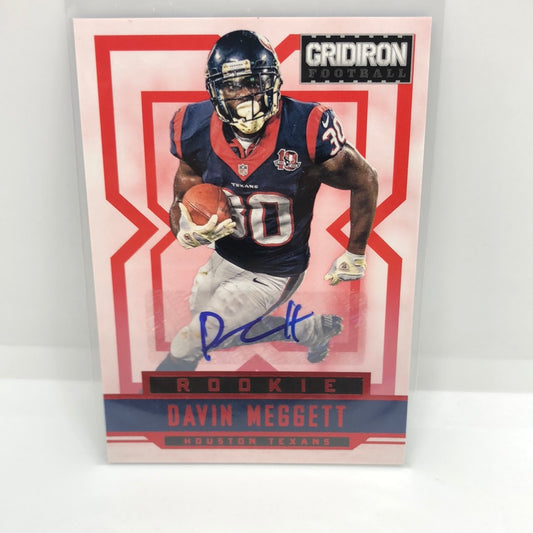 Davin Meggett 2012 Gridiron Rc Auto /499