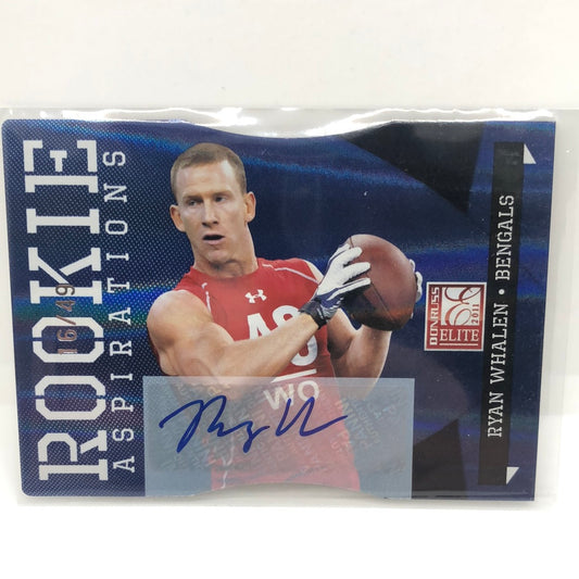 Ryan Whalen 2011 Elite Rc Aspirations Auto /49