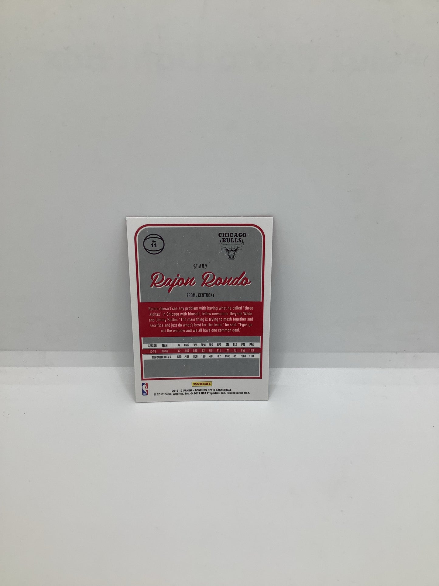2016-17 Donruss Optic Rajon Rondo