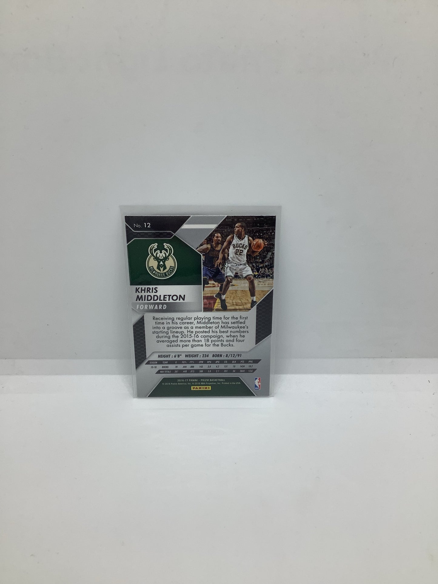 2016-17 Prizm Khris Middleton