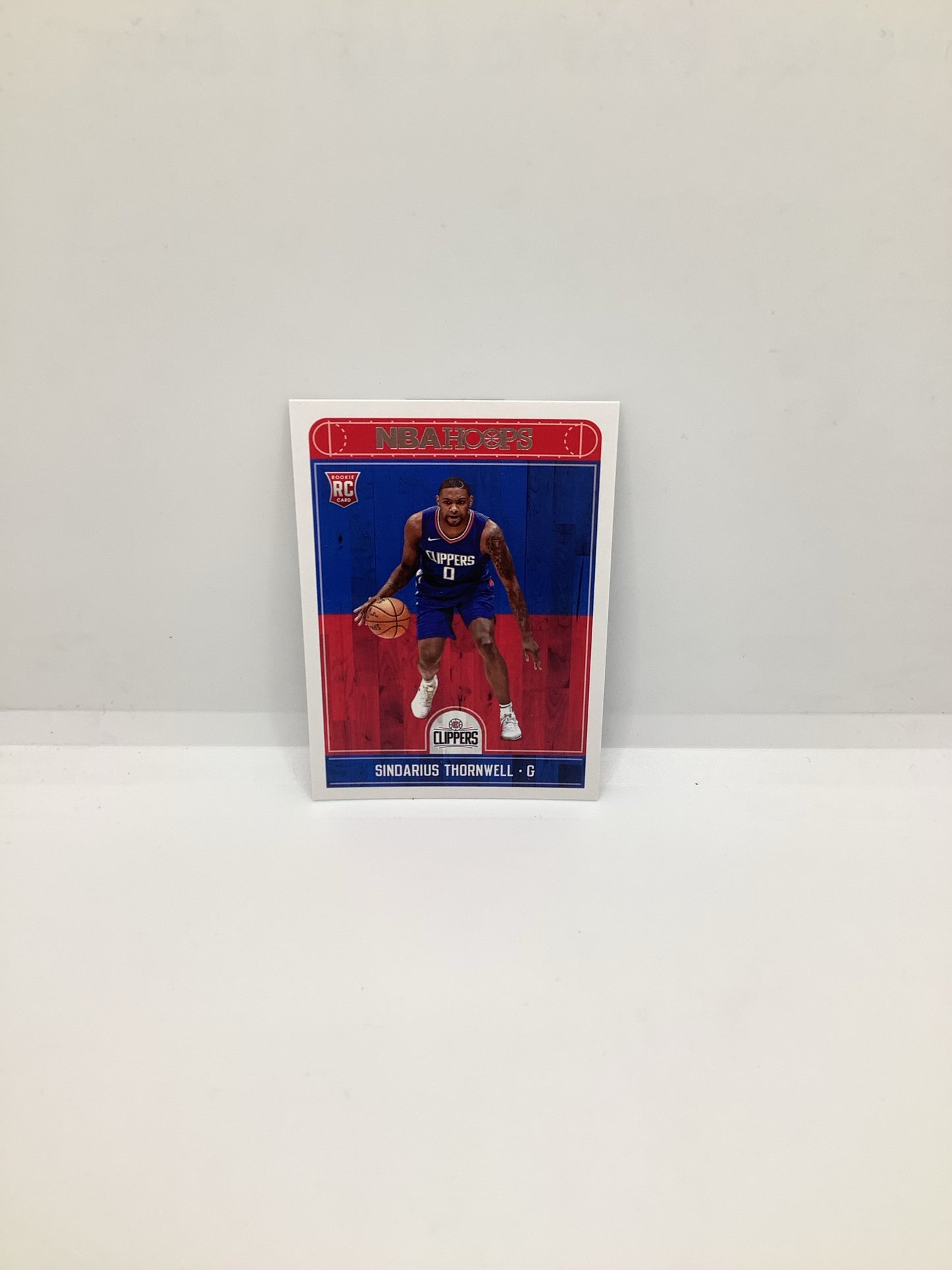 2017-18 Hoops Sindarius Thornwell RC Red Blue