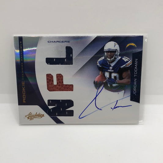 Jordan Todman 2011 Absolute Jsy Auto /299