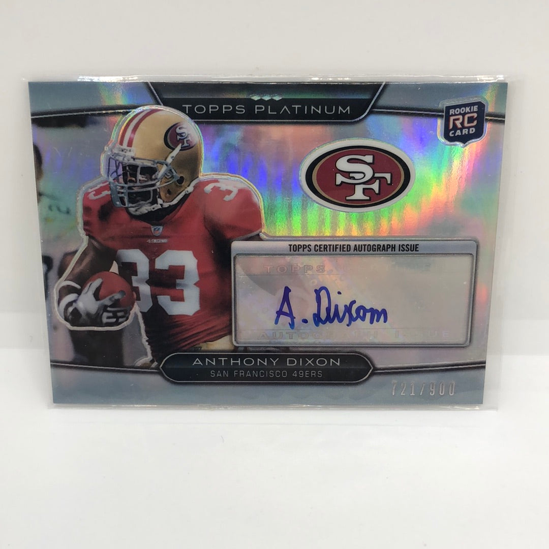Anthony Dixon 2010 Platinum Rc Auto /900