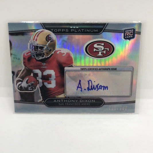 Anthony Dixon 2010 Platinum Rc Auto /900
