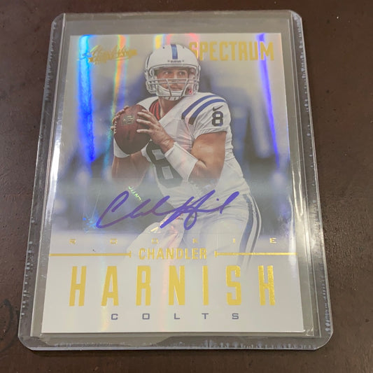 Chandler Harnish   2013 Absolute Memorbilia Autograph