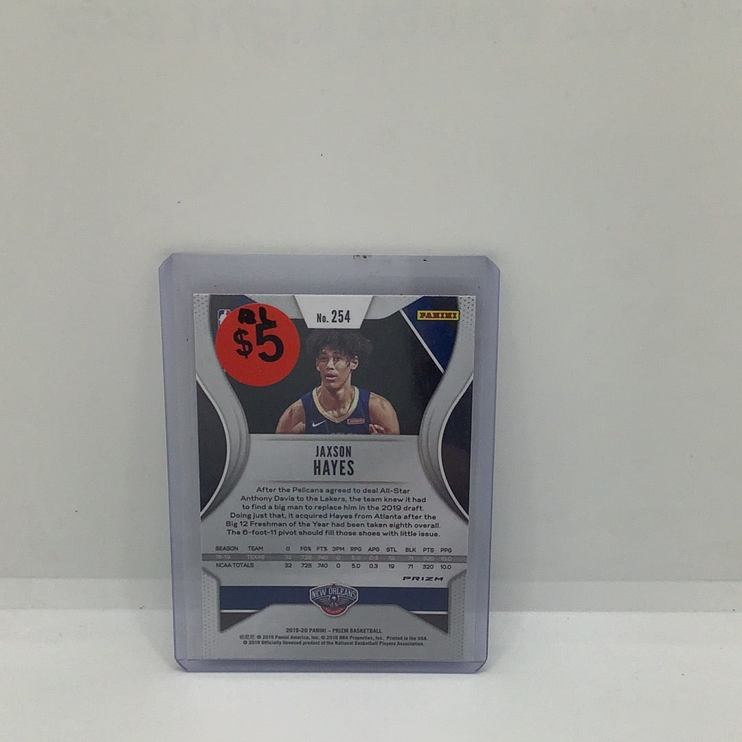 2019-20 Prizm Jaxon Hayes RC RWB