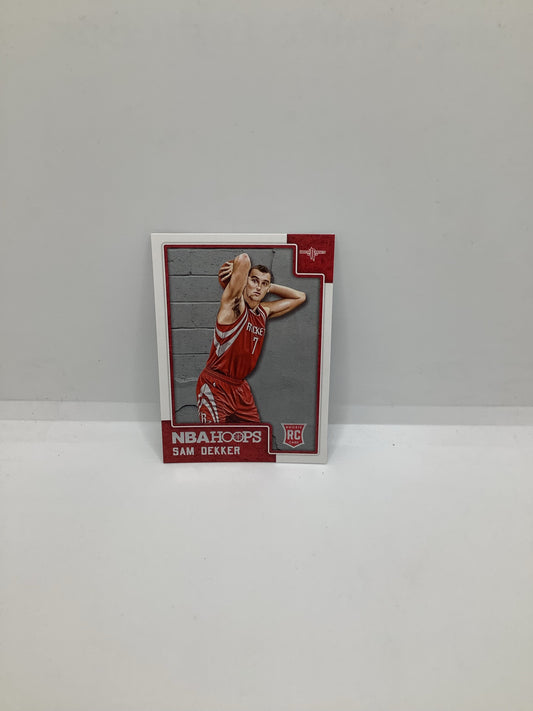2015-16 Hoops Sam Dekker RC Red