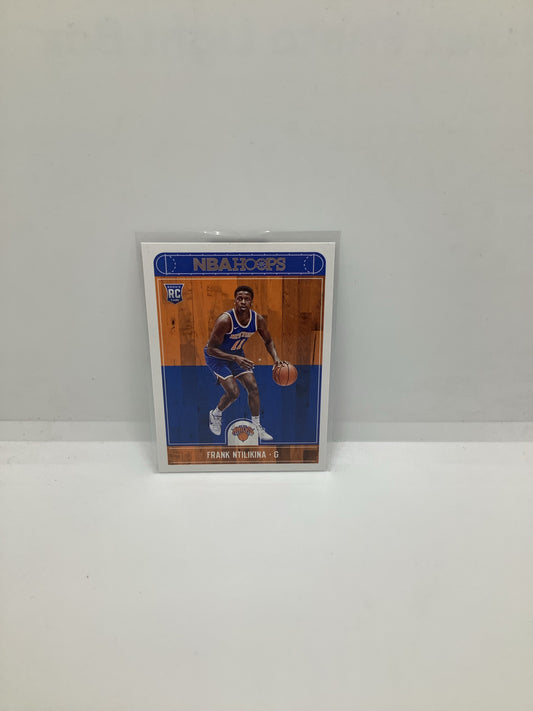 2017-18 Hoops Frank Ntilikina RC Blue Orange/Green