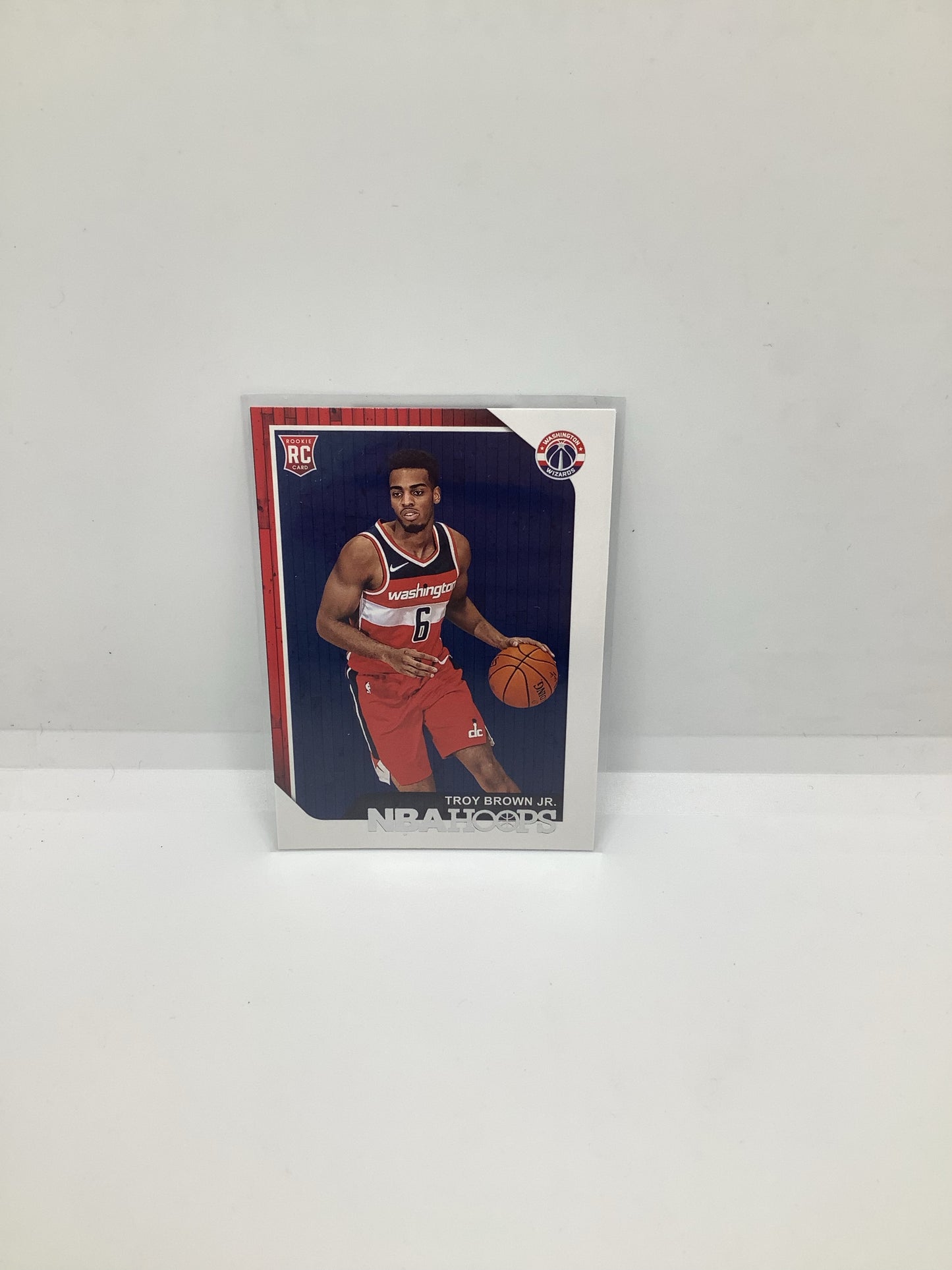 2018-19 Hoops Troy Brown Jr. RC RWB